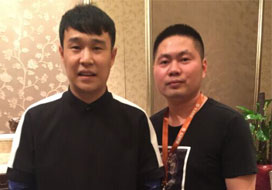 广州新航娱乐与明星合影