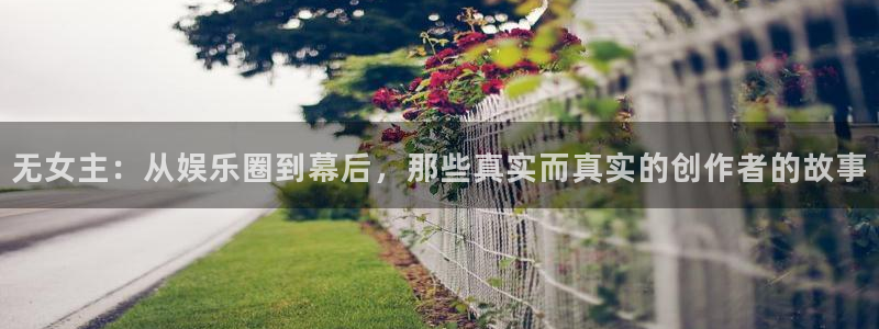 辉达官网首页登录入口：无女主：从娱乐圈到幕后，那些真实而真实的创作者的故事